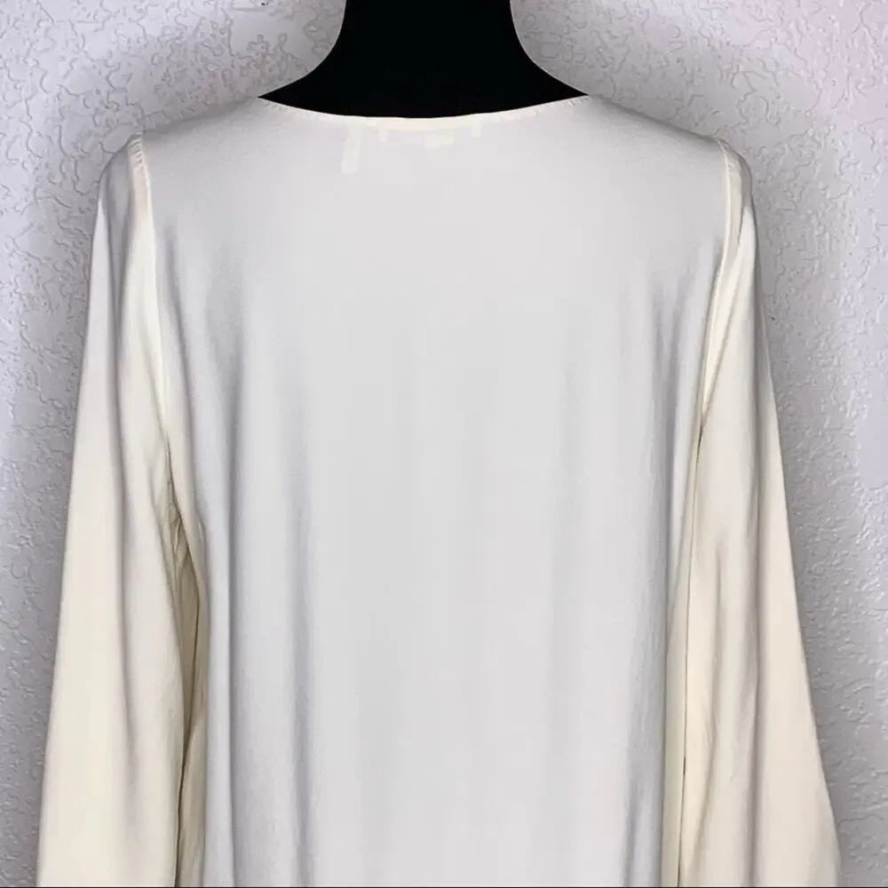 Helmut Lang ivory cream shift dress size Medium